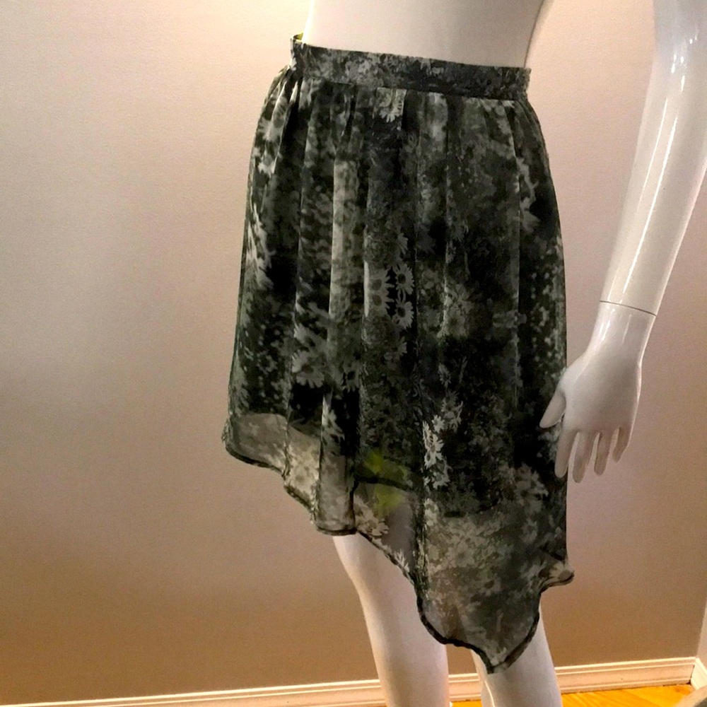 Moon Collection silk skirt